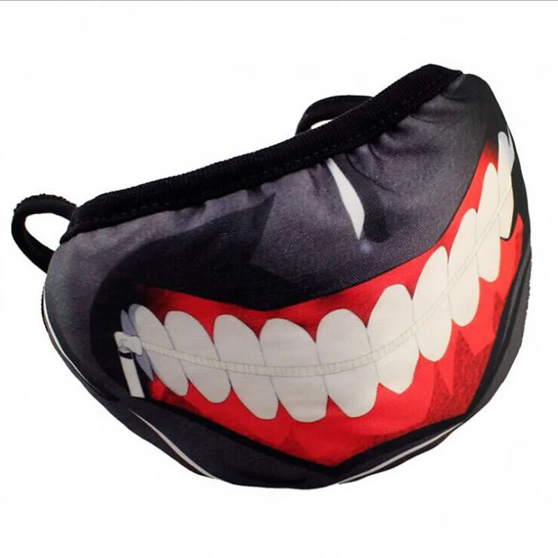 

Tokyo Ghoul Anime Kaneki Ken Cosplay Face Mask High Quality Cotton Accessories for Creative Gift