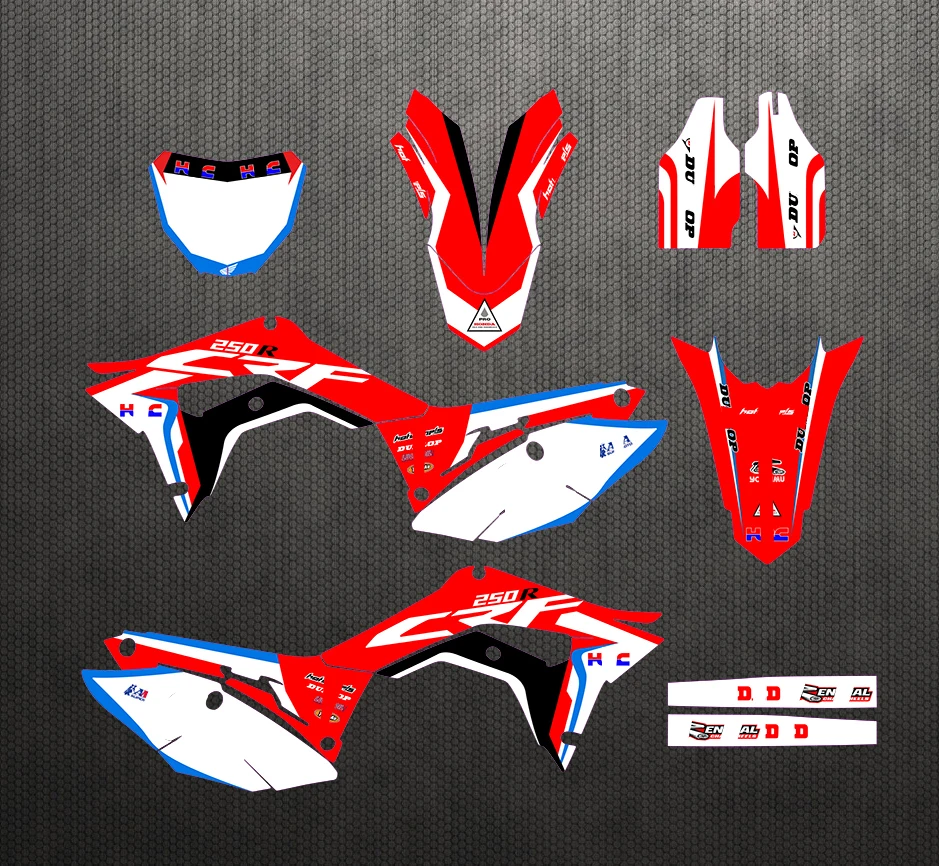 Набор наклеек для мотоцикла Деколи Для Honda CRF 250R CRF250R 18 19 CRF450R 2017 2018 2019|Наклейки и