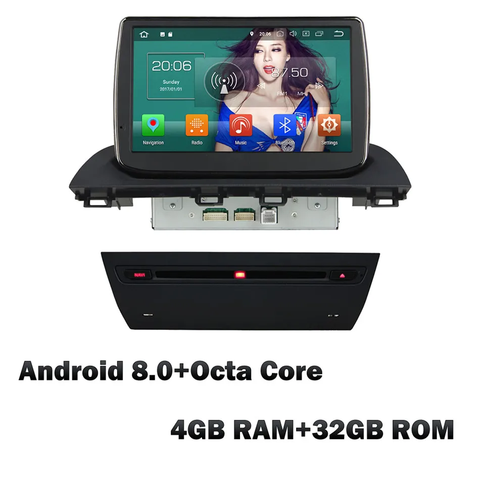 KLYDE " ips 4G Octa Core Android 8,0 7,1 6,0 4 Гб Оперативная память 32GB Встроенная память автомобильный DVD плеер радио для Mazda 3 Axela - Цвет: Android 8 x 4GB RAM