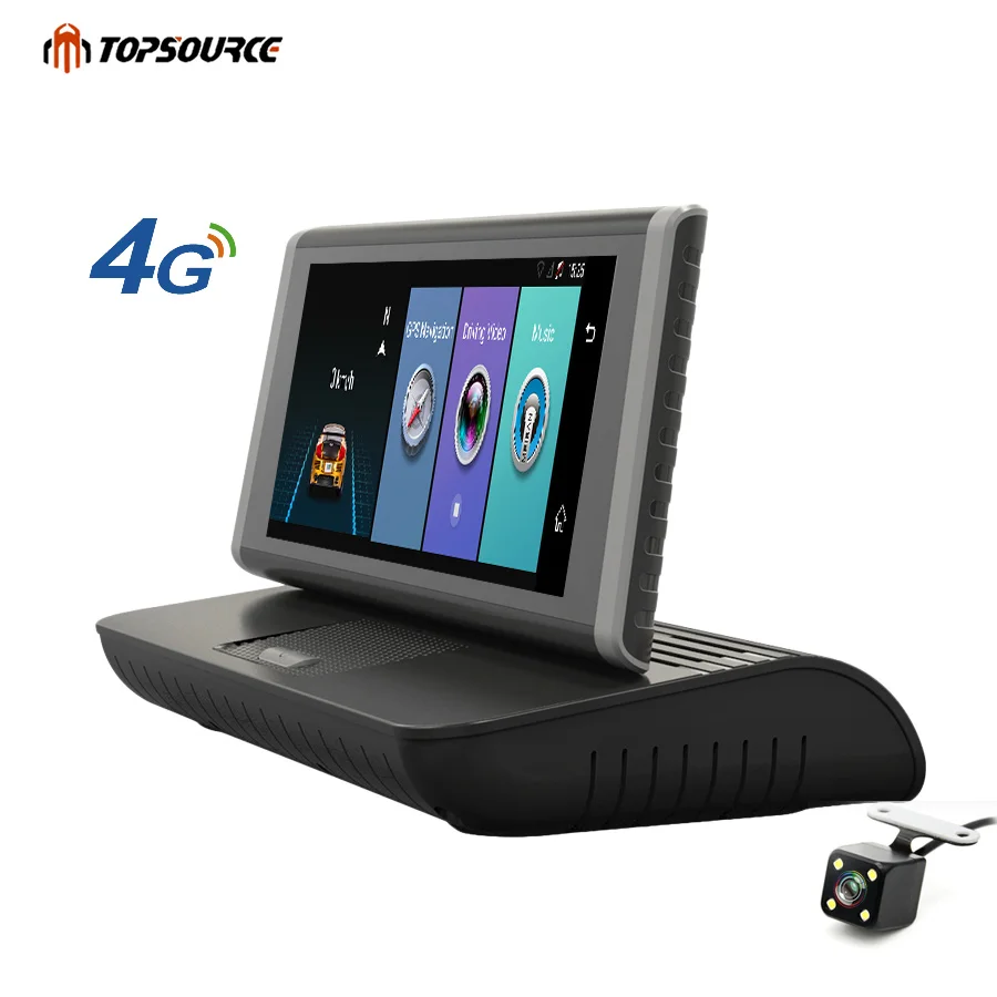 

TOPSOURCE DVR 4G 8" Android 5.1 Car Camera DVR WIFI HD 1080P Video Recorder Registrar dash cam DVR Night Vision 1GRAM 16GROM