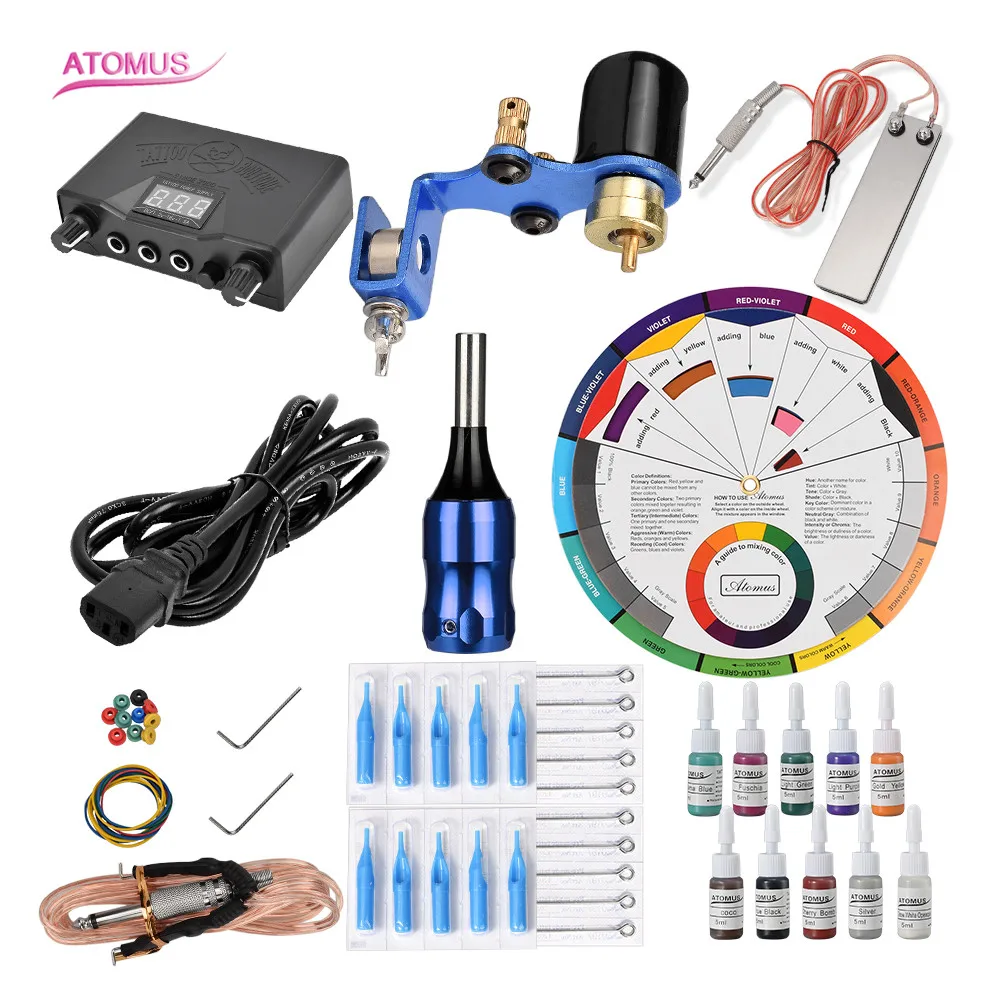 

Rotatory Tattoo Machines Kits Machine Kit Tatuagem Iniciante Tattoo Rotativa Rotary Machine Set Tatouage Rotative Professional
