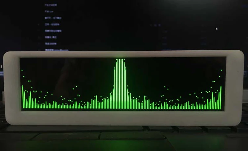 5," дюймовый OLED музыкальный анализатор спектра, Голосовое управление, автомобильный усилитель, индикатор уровня звука, VU METER w clcok temp, влажность