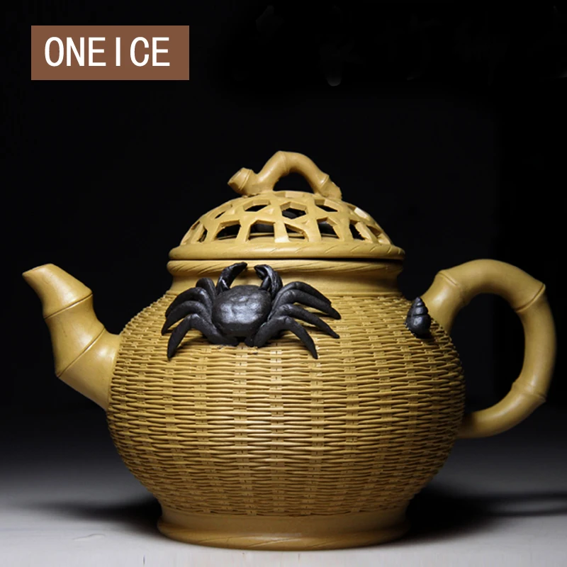 

Bamboo Pot Authentic Yixing Teapot Famous Handmade Teapot Of The Original Section Mud Crafts 1340ML