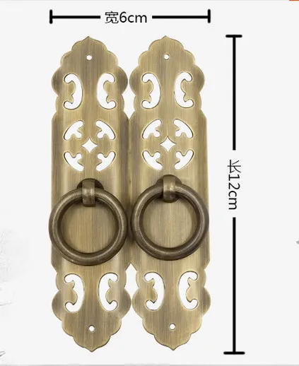 

A13 Hardware accessories Straight handle door handle pure copper handle cabinet door handle hardware copper fittings