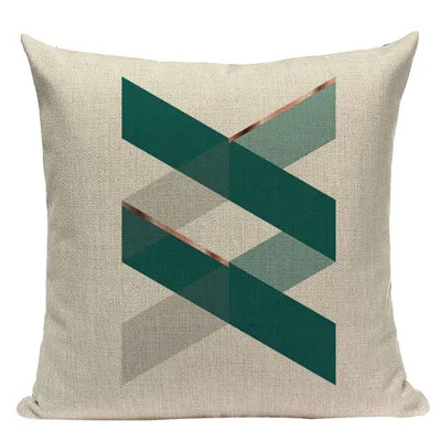 Декоративные подушки с абстрактным и геометрическим узором 45 см x 45 см квадратная декоративная печать на заказ - Цвет: 10