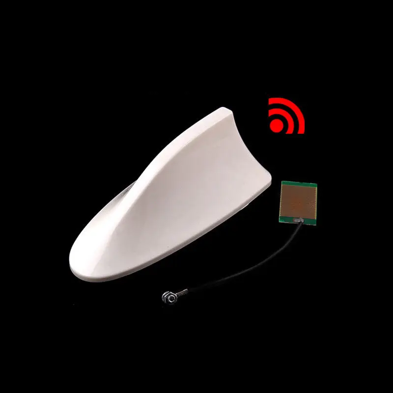 

Car Shark Fin Antenna Universal Auto Roof Aerials Radio FM/AM Signal Amplifier Car Decorative Accessories