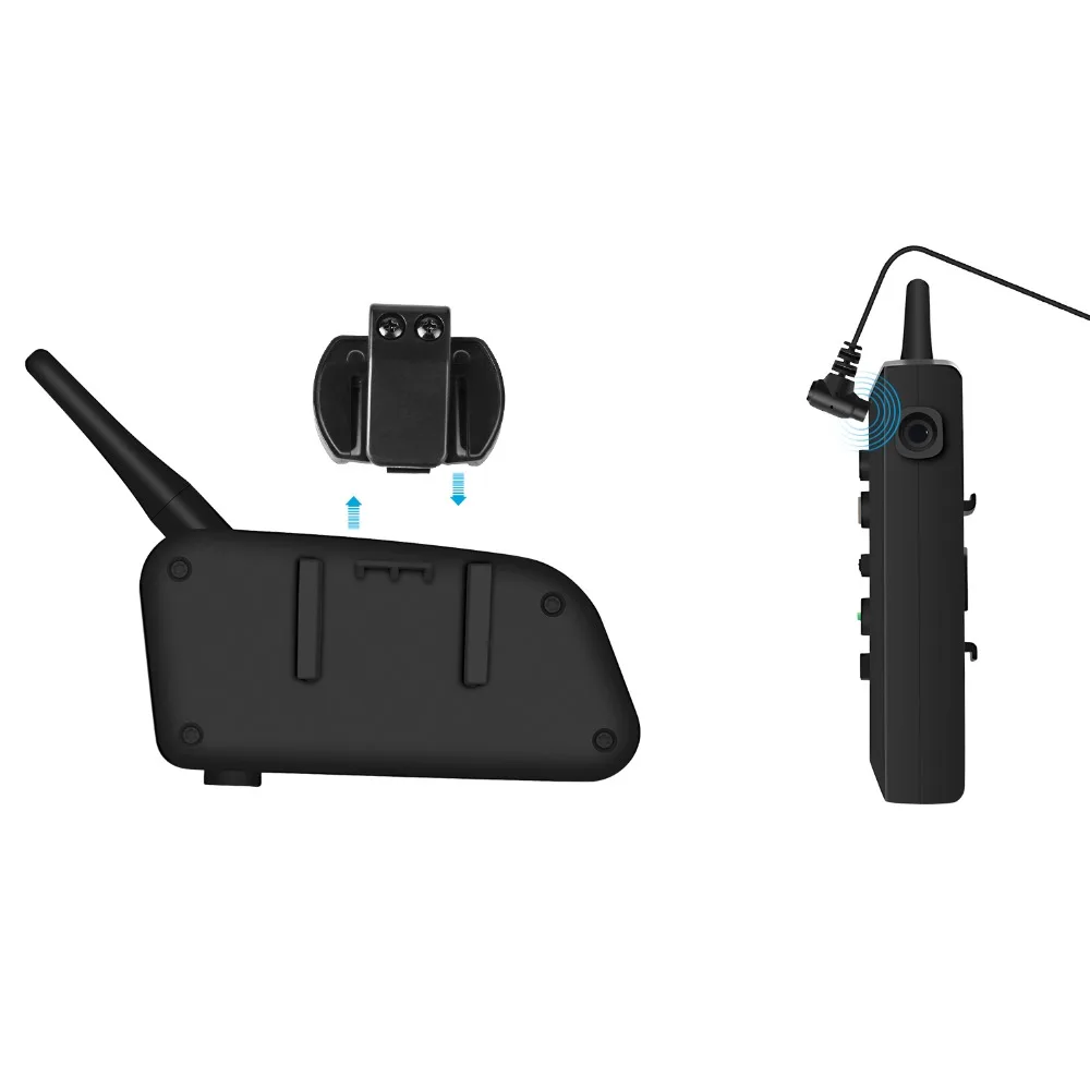 Vnetphone 2 шт. 1200 м переговорное bluetooth устройство для мотоциклетного шлема 6 ездоков BT