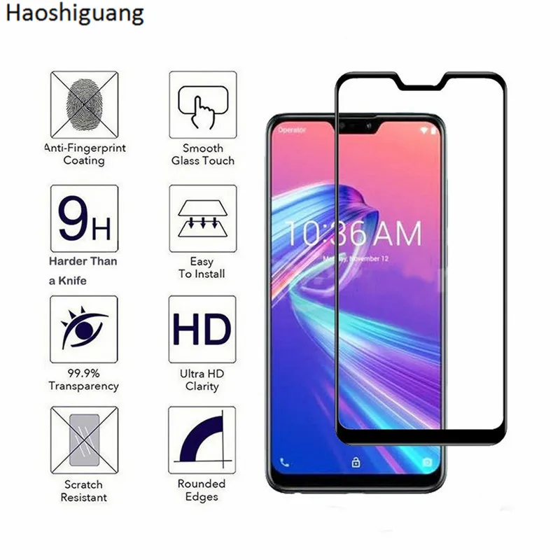 

Asus Zenfone Max M2 ZB633KL Glass Screen Protector Full Cover Tempered Glass For Asus ZB633KL ZB ZB633 633 633KL KL Glass 6.0