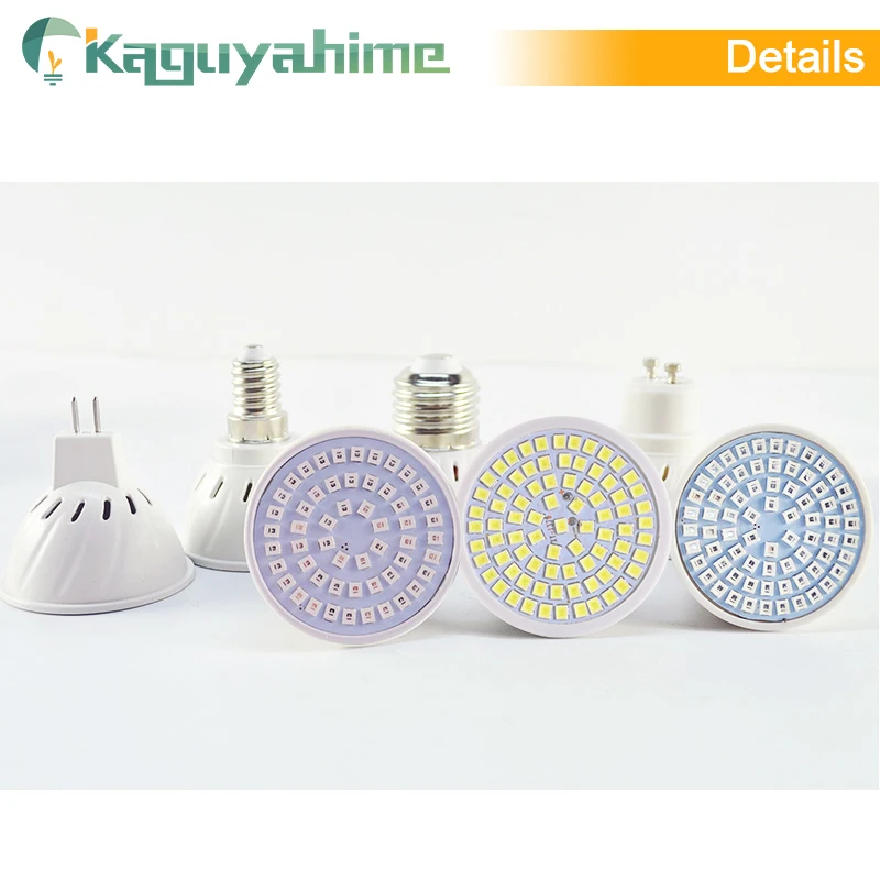 Kaguyahime светодиодный MR16 GU10 E27 лампа 220 В Светодиодный прожектор 2835 SMD светодиодный светильник для выращивания света высокая яркая точечная лампа бомбилья