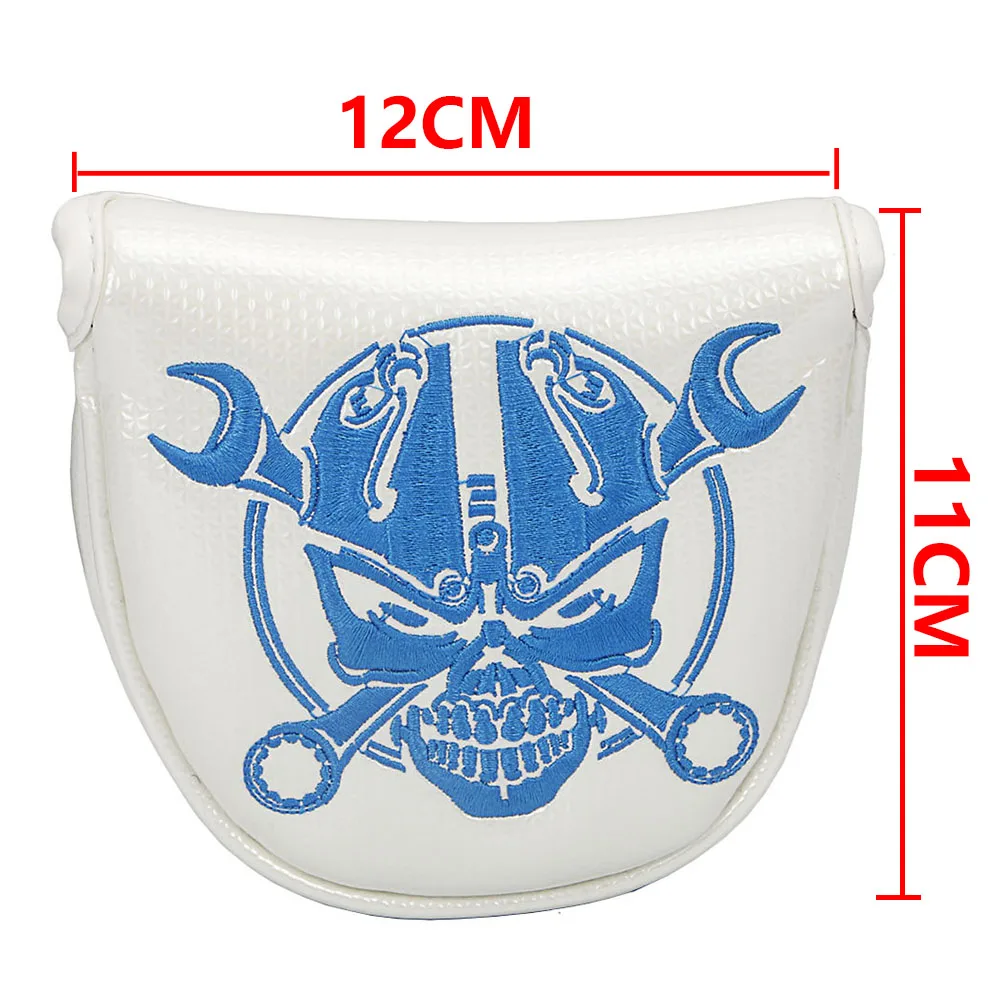 جولف ماليت غطاء رأس مضرب غطاء مع المغناطيسي إغلاق الجمجمة نمط الغولف غطاء الرأس 2019 جديد شحن مجاني