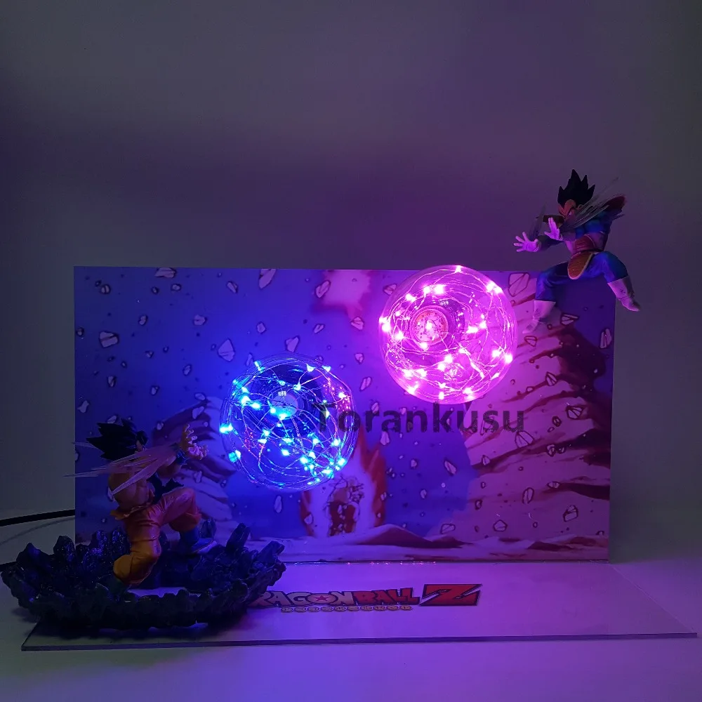 Dragon Ball Z Goku Kamehameha VS Vegeta Galick пистолет фигурки светодиодные игрушки аниме Dragon Ball Супер Сон Гоку Вегета фигурка игрушка