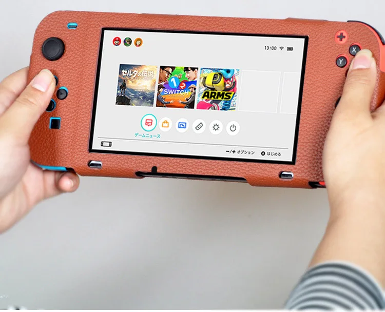 Подходит для nintendo сумка switch защитный чехол Роскошный из искусственной кожи крышка контроллера