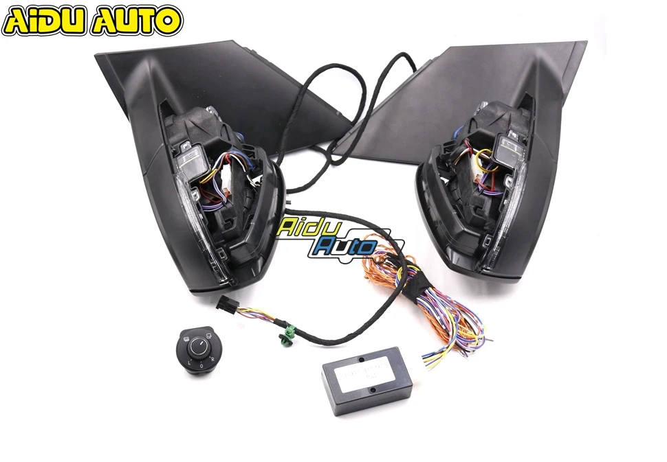 

Upgrade Auto folding Mirror automatic folding side mirror with turn signals For VW 2011-2013 6R POLO 2014- 6C NEW POLO