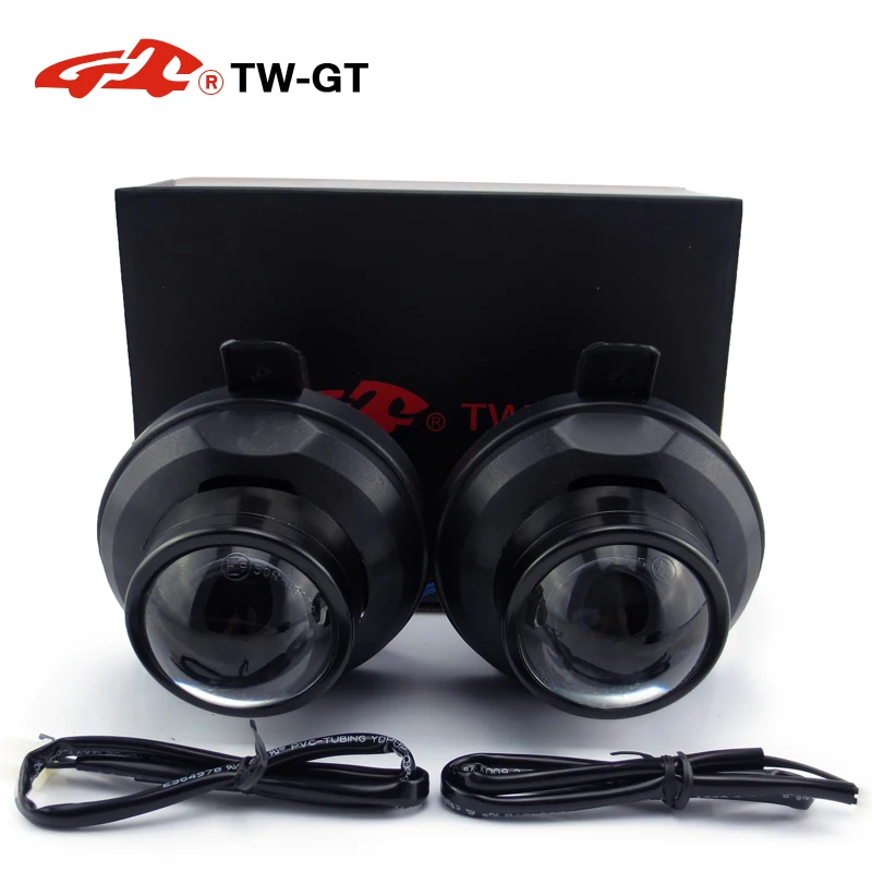 TW GT автомобильный Стайлинг 2 5 &quothid bi xenon foglamp рассеиватель для противотуманной
