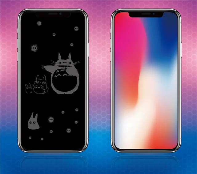 Sailor Moon One Piece Sesame Street Totoro Pattern For iPhone X XR XS Max 3D Full Screen Protector Tempered Glass - Цвет: 8