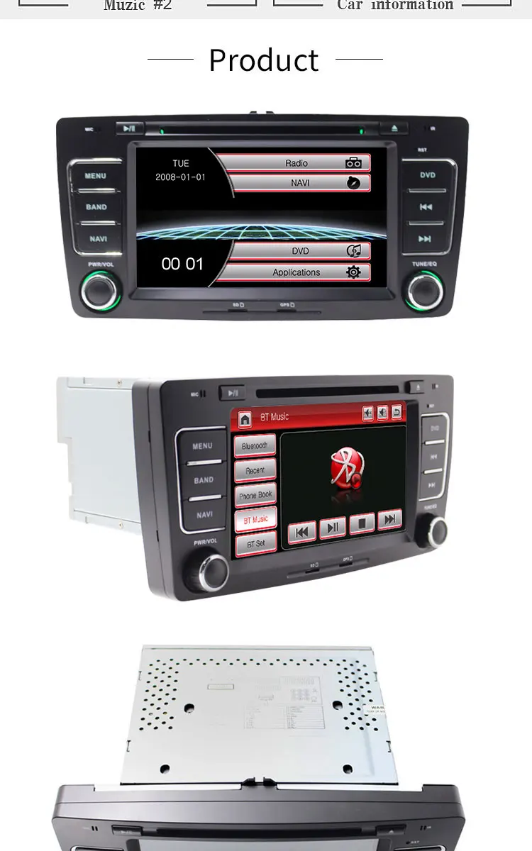 Top LJDA Two Din 7 Inch Car Multimedia Player For SKODA Octavia 2009-2013 DVD Stereo GPS Navigation Radio Autoaudio Headunit Canbus 8 Top LJDA Two Din 7 Inch Car Multimedia Player For SKODA Octavia 2009-2013 DVD Stereo GPS Navigation Radio Autoaudio Headunit Canbus 8