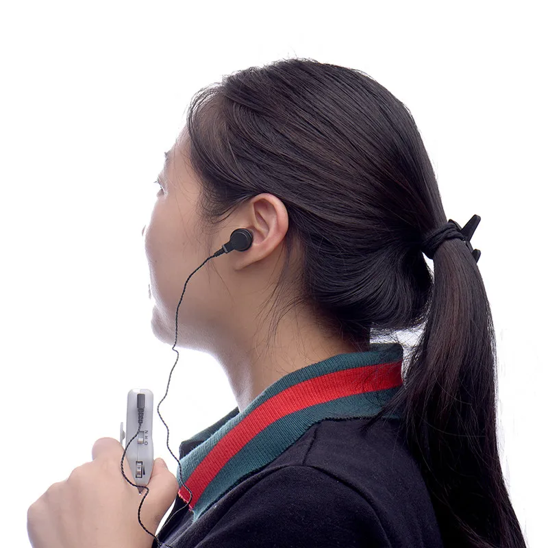 

Portable Hearing Aid Voice Volume Adjustable Sound Amplifier Severe Hearing Loss Hearing Aid Machine with Earplug Ear Care