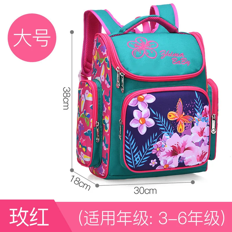 Детские школьные рюкзаки для девочек и мальчиков, ортопедический рюкзак, Детские рюкзаки, школьные сумки, детский школьный рюкзак, ранец mochila - Цвет: large green