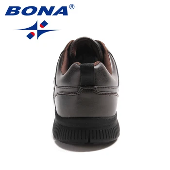 BONA New Arrival Popular Style Men Casual Shoes Lace Up Men Flats Microfiber Men Shoes