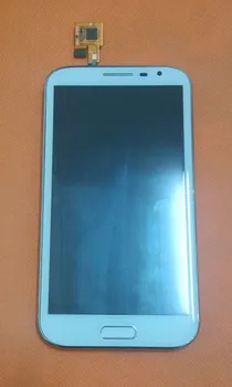 

Used Original LCD Display Screen+ Touch Screen+ Front Frame For S303 MTK6589T Quad Core HD 1280x720 Free shipping