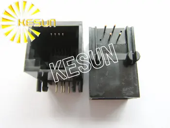 

90PCS x 5921-6P4C 20.5mm RJ11 Right Angle PCB Phone Modular Jack Female Telephone Socket LAN Connector