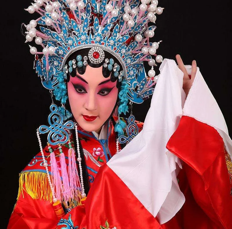 

Peking Opera Clothing Drama role Supply Costume Princess Drunken Troupe Outfit Phoenix Embroidery Beijing Opera Gui Fei Zui Jiu