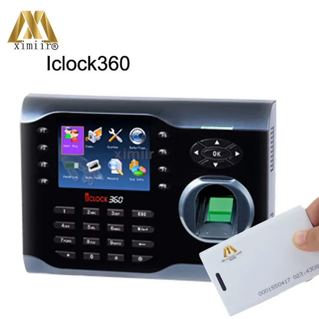 Biometric linux system Iclock360 TCP/IP fingerprint time attendance
