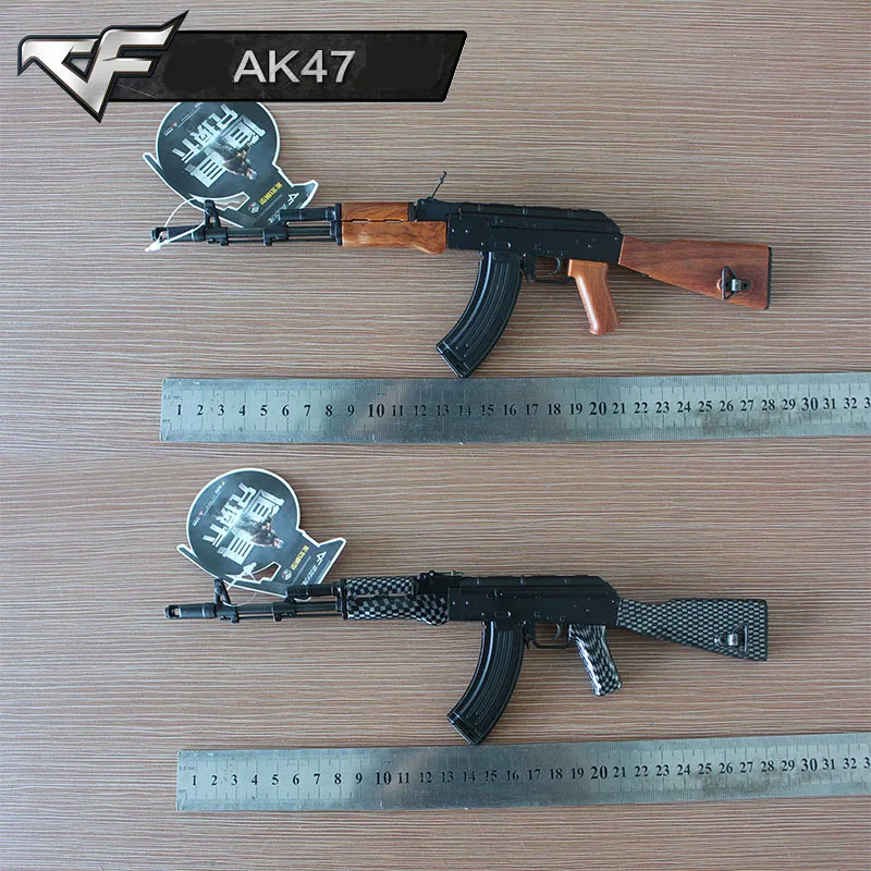 Presente para o Menino Liga Arma Modelo ak 47 Assalto Rifle Não Pode Atirar Ornamento Coleção 1:3 Ak74 2 Brinquedos e hobbies