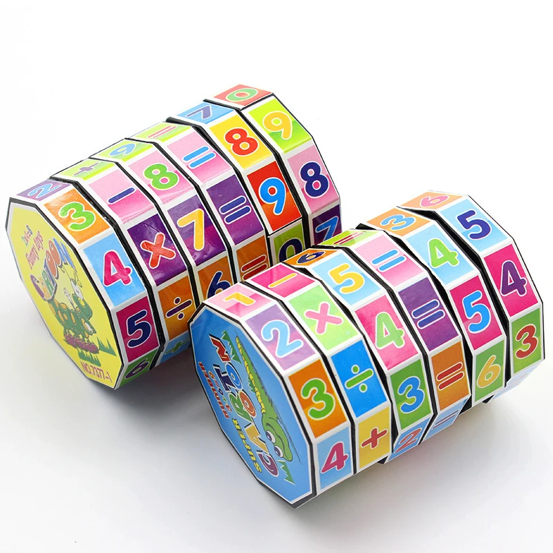 

Girls Educational Puzzle Game Math Toys Baby Boys Digital Cube Children Kids Mathematics Numbers Fidge Cube Toys
