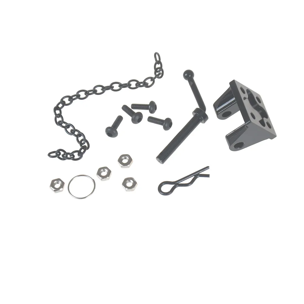 Для Axial SCX10 90046 TAMIYA CC01 RC4WD D90 D110 TRX 4 Crawler Truck 1:10 RC Rock металлическая буксировочная Скоба