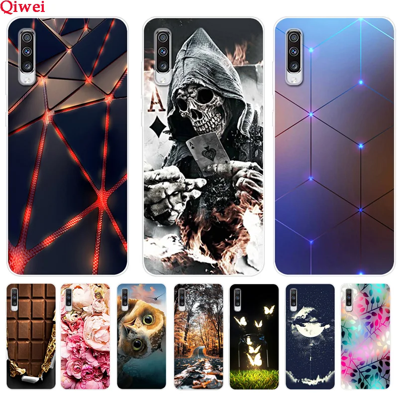

Painting Case For Samsung Galaxy A70 Case Soft TPU Silicone Phone Cover For Coque Samsung A 70 Case A70 2019 A705 Cute Fundas