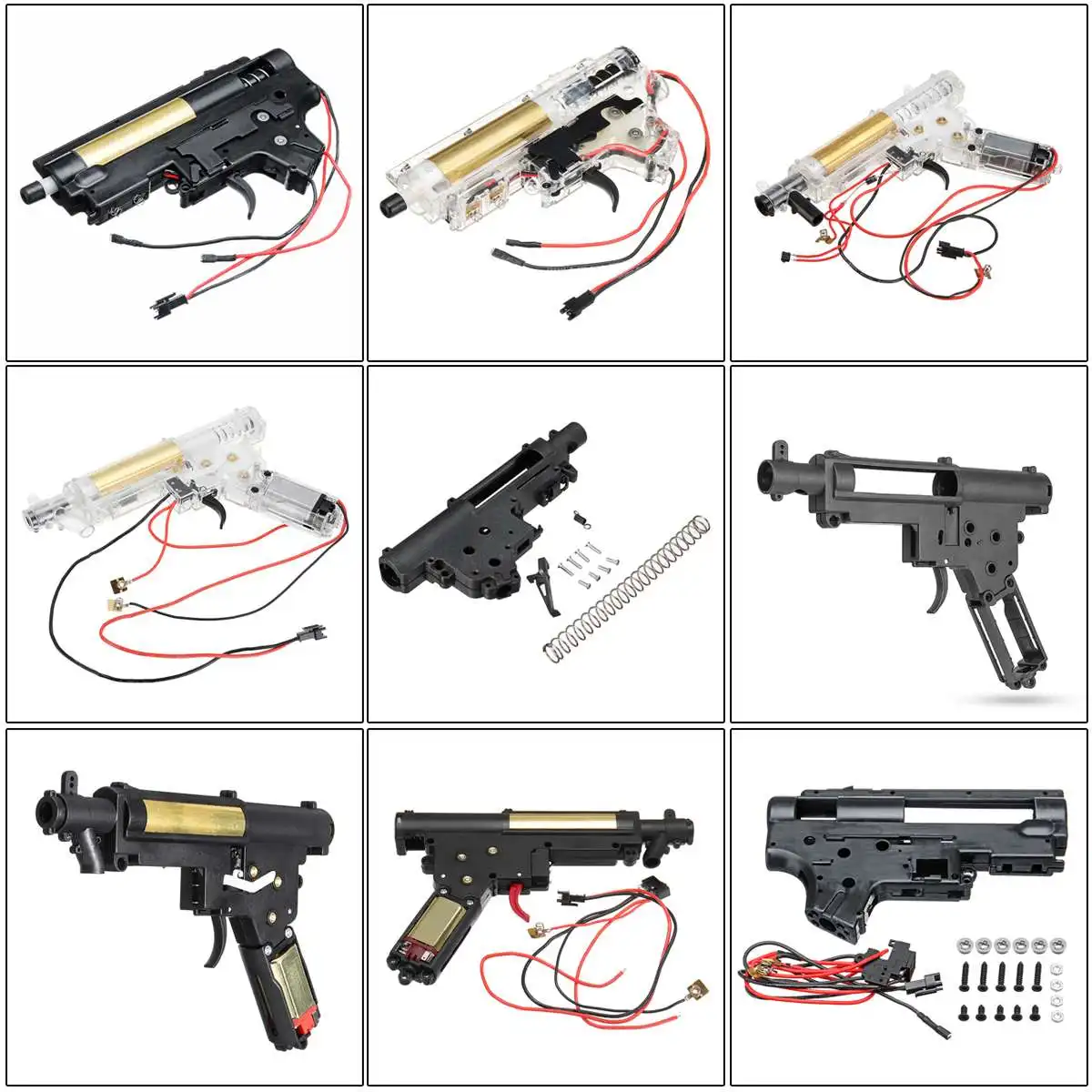 

Nylon Gearbox For Jinming 8Th SCAR V2 For STD 6th For NWELL M4 MKM2 Gel Ball Blastering Toy Guns