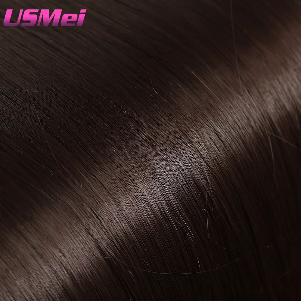 USMEI 5 clips/piece Natural Silky straight Hair Extention 24\ USMEI 5 clips/piece Natural Silky straight Hair Extention 24\