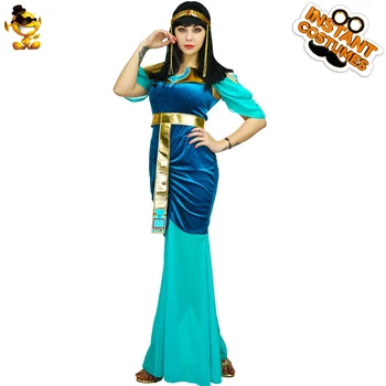 

DSPLAY Carnival Roleplay Sexy Egyptian Jewen Outfit Halloween Noble Lady Fancy Dress Exotic Pretty Royal Woman Cosplay Costume