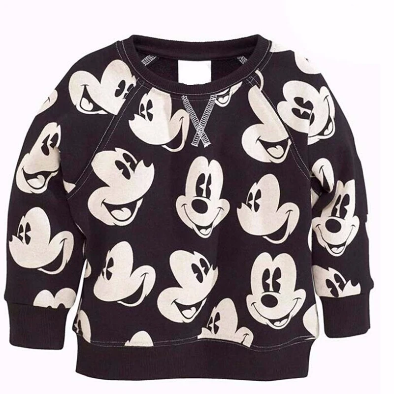 Baby Boys Girks Mickey Minnie Brand Sport Clothing Sets Children Clothes Kids Cartoon Boy Hoodied T Shirt Pants Causal Suits