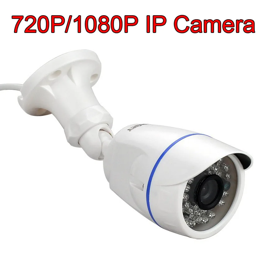 

1.0MP / 2MP Bullet P2P H42 Sensor HD 720P IP Camera 1080P Outdoor ONVIF IR-CUT Night Vision IR 20m Waterproof cctv IP Camera