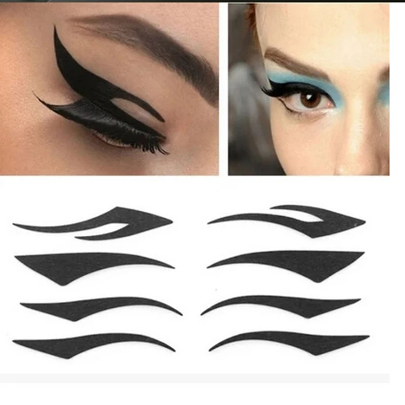 

4 Pair Instant Cat Eye Stickers Timeless Temporary adhesive Eyeliner Transfer