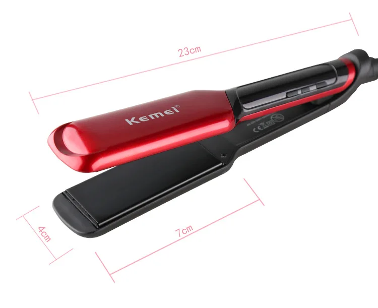 KEMEI ЖК-дисплей Дисплей Flat Iron цифровой Контроль температуры выпрямитель для волос Styler Керамика профессиональный утюг волос KM-9620