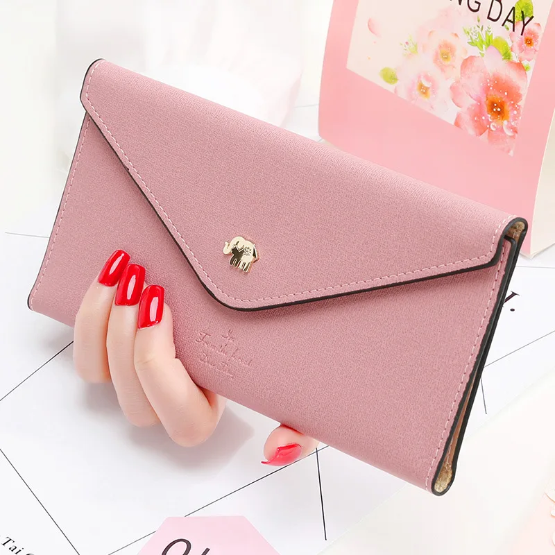 

New Fashion Women Wallets Long Style Multi-functional wallet Multi-card position Purse Fresh eather Female Clutch Card Holder