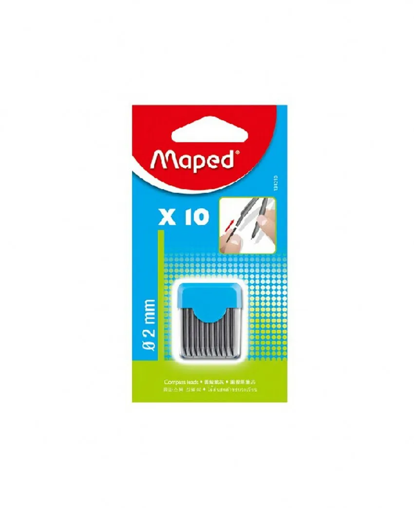 Набор Maped 2 мм компасы Leads refill Pkg 10 штук