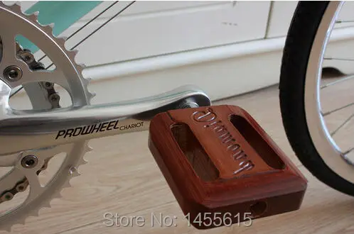 Vintage Bike Pedals Lignum Vitae Retro Bicycle Pedal For Fixed Gear Vintage Bike Pedals Lignum Vitae Retro Bicycle Pedal For Fixed Gear Crank Brothers Free Shipping
