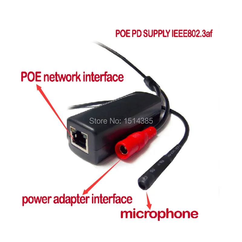 H.264 H.265 P2P Onvif HD аудио и видео мини POE IP камера контактный отверстие с слот карты Micro SD для банкомата использовать микро-камеру
