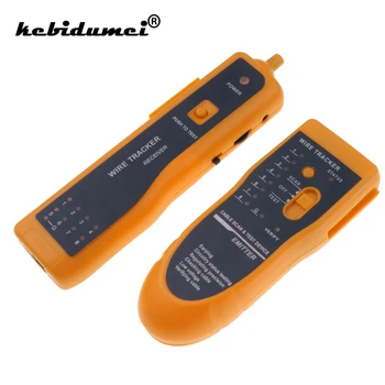 

kebidumei RJ11 RJ45 Cat5 Cat6 Telephone Wire Tracker Tracer Toner Ethernet LAN Network Cable Tester Detector Line Finder
