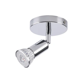 

3W GU10 LED Ceiling Light 1Head swiveling Light Spots Ceiling Spot Lights 360 degree adjust Angle Lighting Fixtures