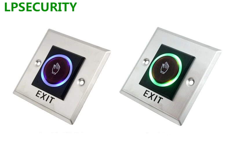 Инфракрасный датчик LPSECURITY NO NC кнопка выхода двери модель без касания в форме