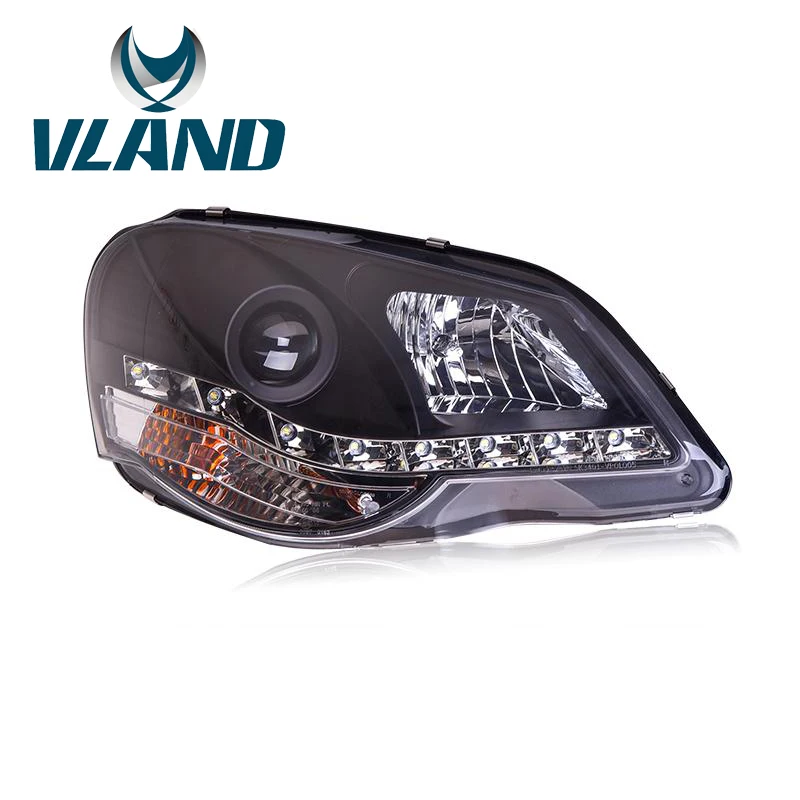 Автомобильная лампа VLAND для POLO 2005 2006 2007 2008 2009 2010 2011 светодиодная H7 биксеноновый