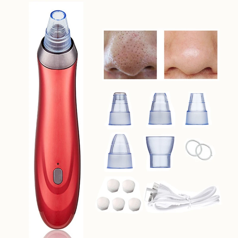 Перезаряжаемый прибор для удаления угрей, электрический пылесос для удаления угрей в носу, очищающее средство против прыщей, очиститель пор, инструменты для ухода за кожей