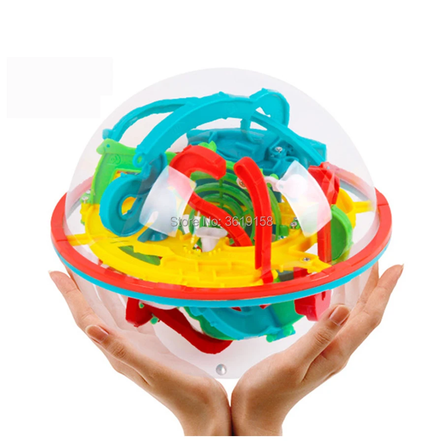 118 шагов магический ум шар лабиринт perplexus Магнитный мрамор IQ баланс головоломка игра игрушки, забавная обучающая игрушка для детей подарок