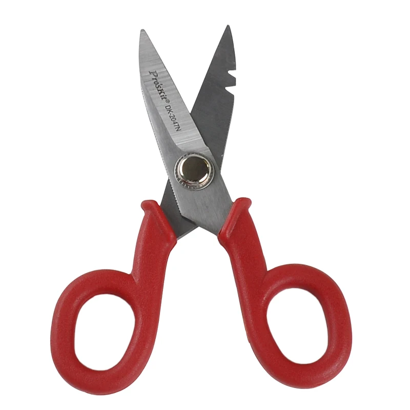 

DK-2047N 5.5 Inch 145mm Stainless Steel scissor Multi Purpose Household Electrician Scissors Shearing Tools Cut for wire cutter