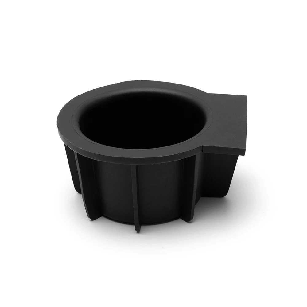 High Quality 1 pcs Black Front Console Cup Holder Inserts fits For Ford